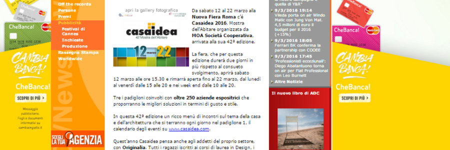 Dal 12 al 22 marzo torna a Roma ‘Casaidea’, BSG pianifica la campagna