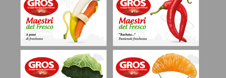 Campagna creativa – GROS – Maestri del Fresco